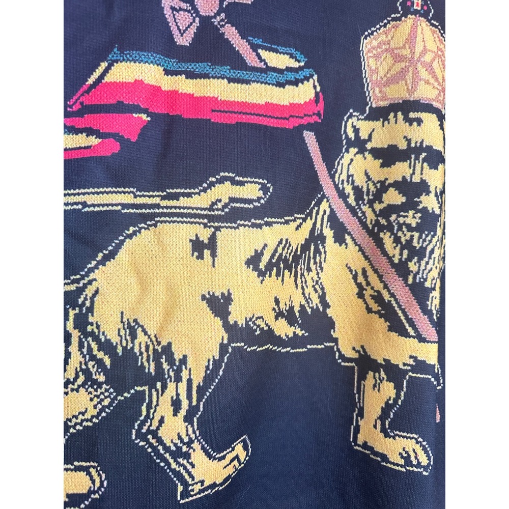 Lion of Judah Pullover Rasta Black Long Sleeve Sz XL‎ EUC - Picture 6 of 6